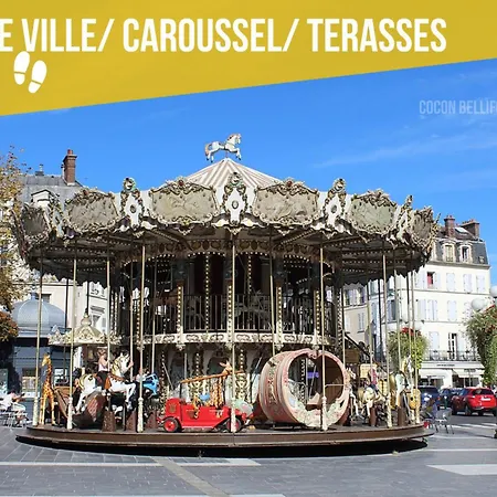 Cocon Deluxe Elegant Et Confortable Au Centre De Fontainebleau, Proche Insead דירה *