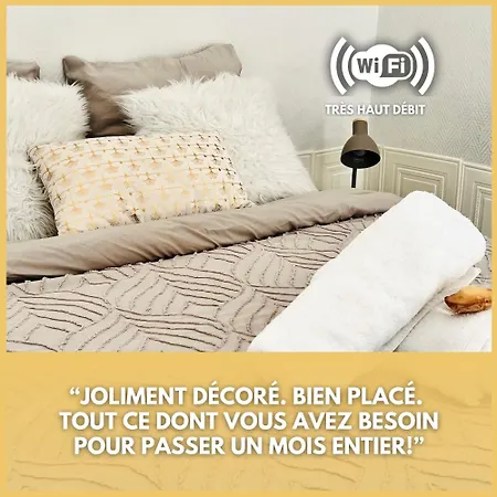Cocon Deluxe Elegant Et Confortable Au Centre De Fontainebleau, Proche Insead פונטנבלו